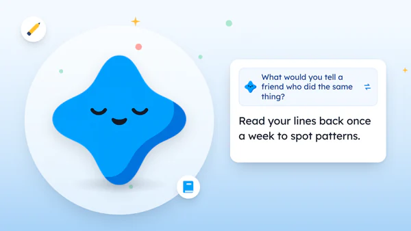 Mira, the Yumemira star, thinks beside a short evening question and a one-line answer about a meeting